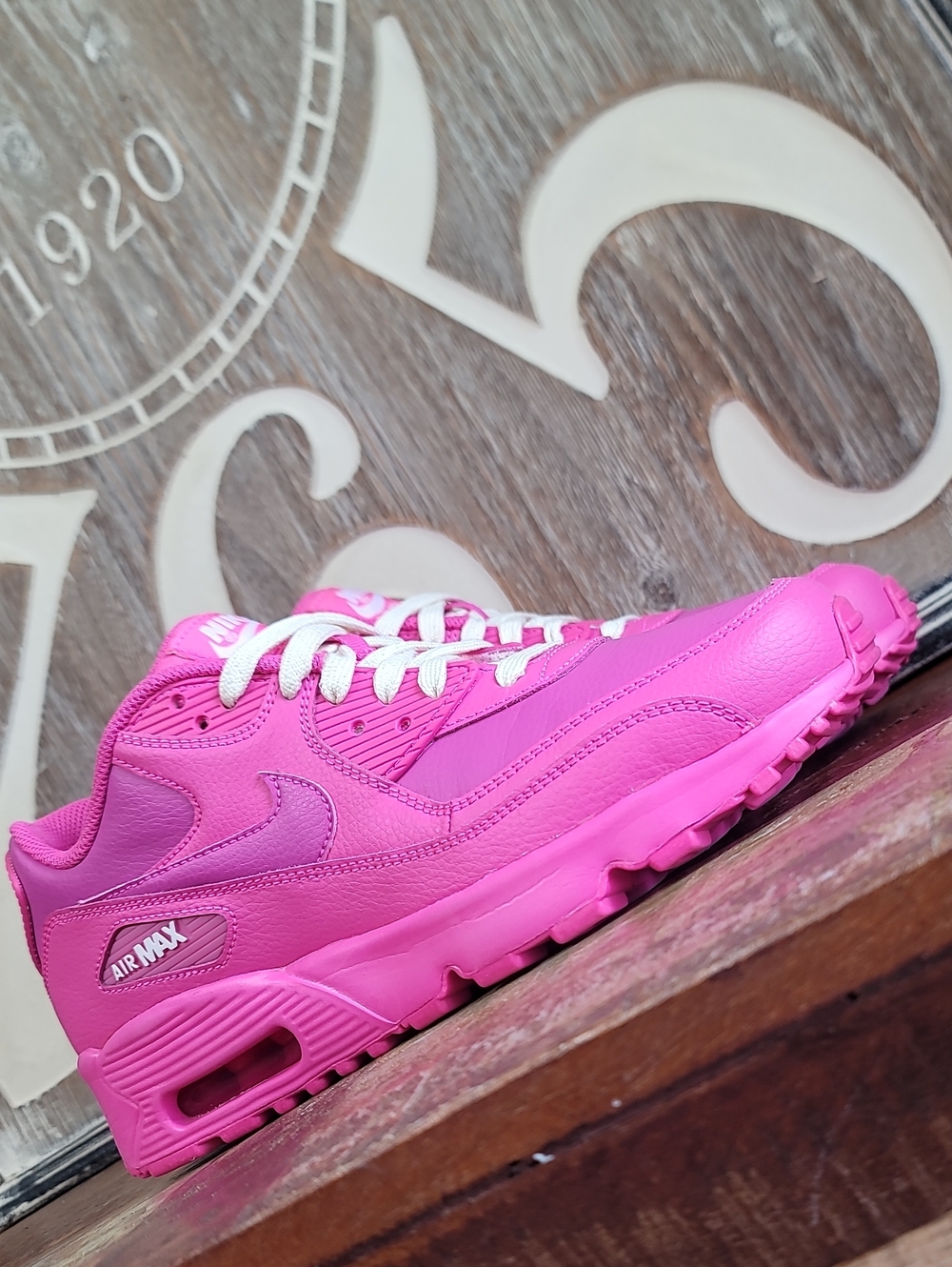 🔥 Nike Air Max 90 🔥 'Laser Fuchsia' Wmns 7.5. Like New, Fast Shipping - Picture 12 of 13
